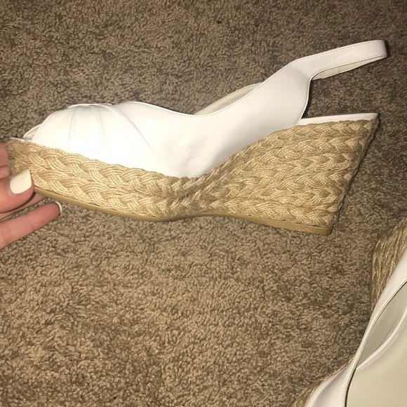 White Corc Wedge - Picture 1 of 3